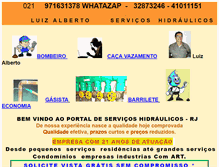 Tablet Screenshot of bombeirohidraulico.com